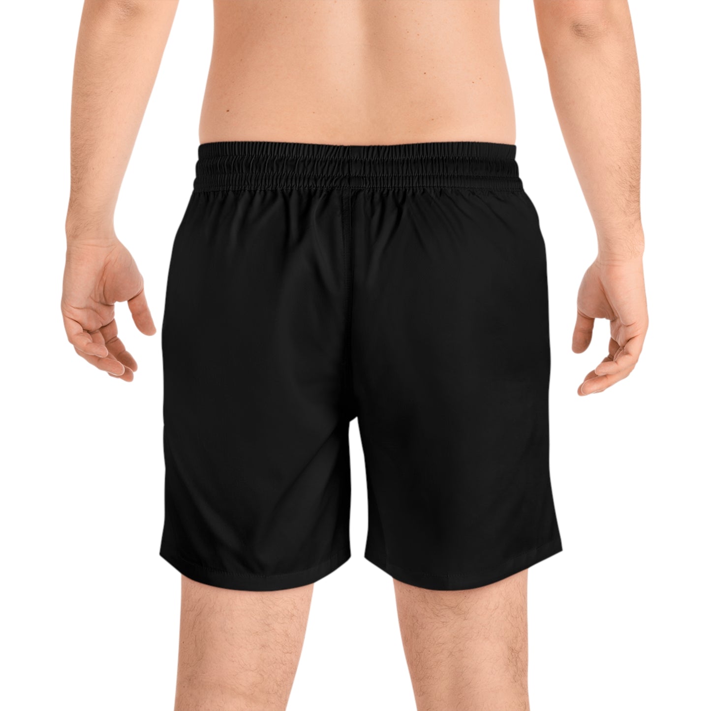 Men's Athletic Swim Shorts – 'Shoot Your Shot' Basketball Graphic