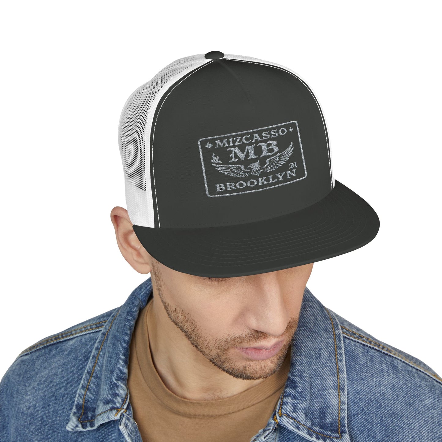 5 Panel Trucker Cap (Embroidery)
