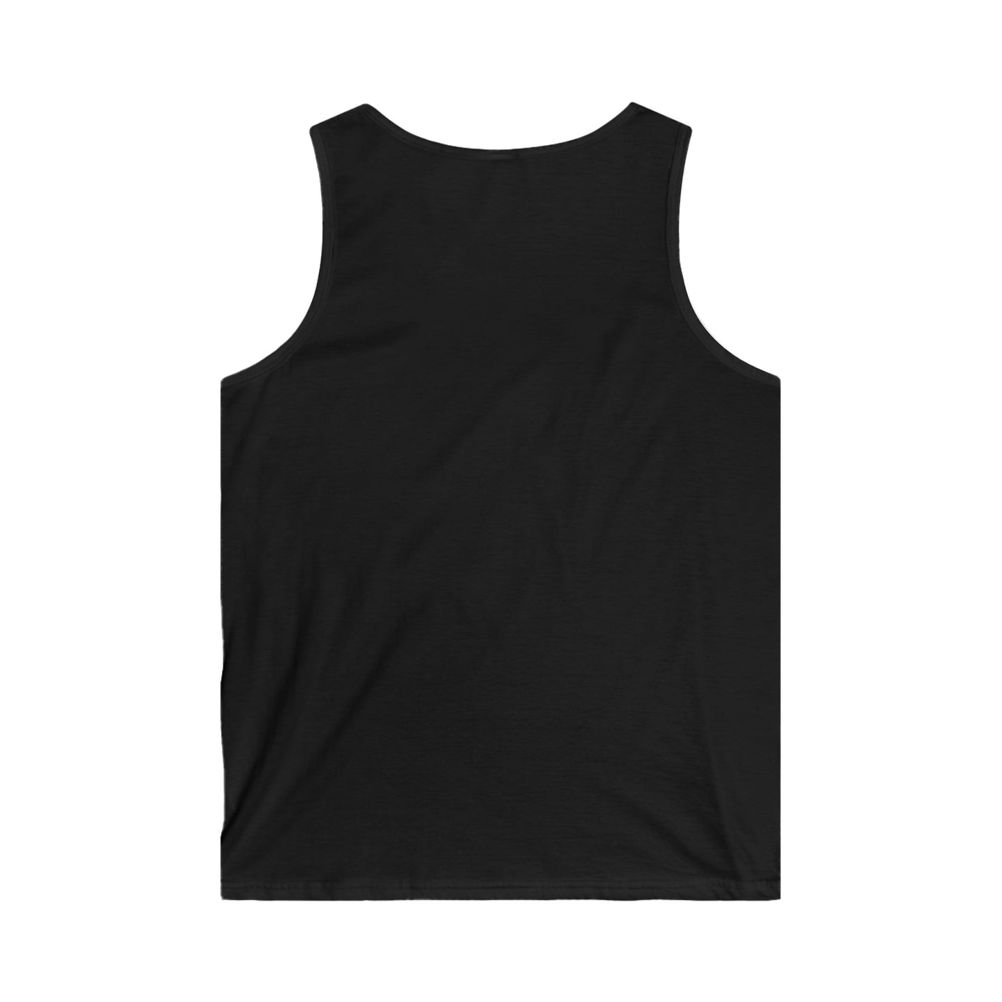 Chain Print Tank Top — Gold Monogram Baroque Graphic Men's Tank