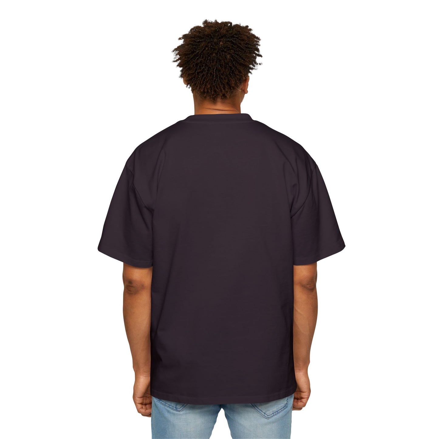 Men's Heavy Oversized Tee - Mizcasso Summer Time Cuffing Graphic