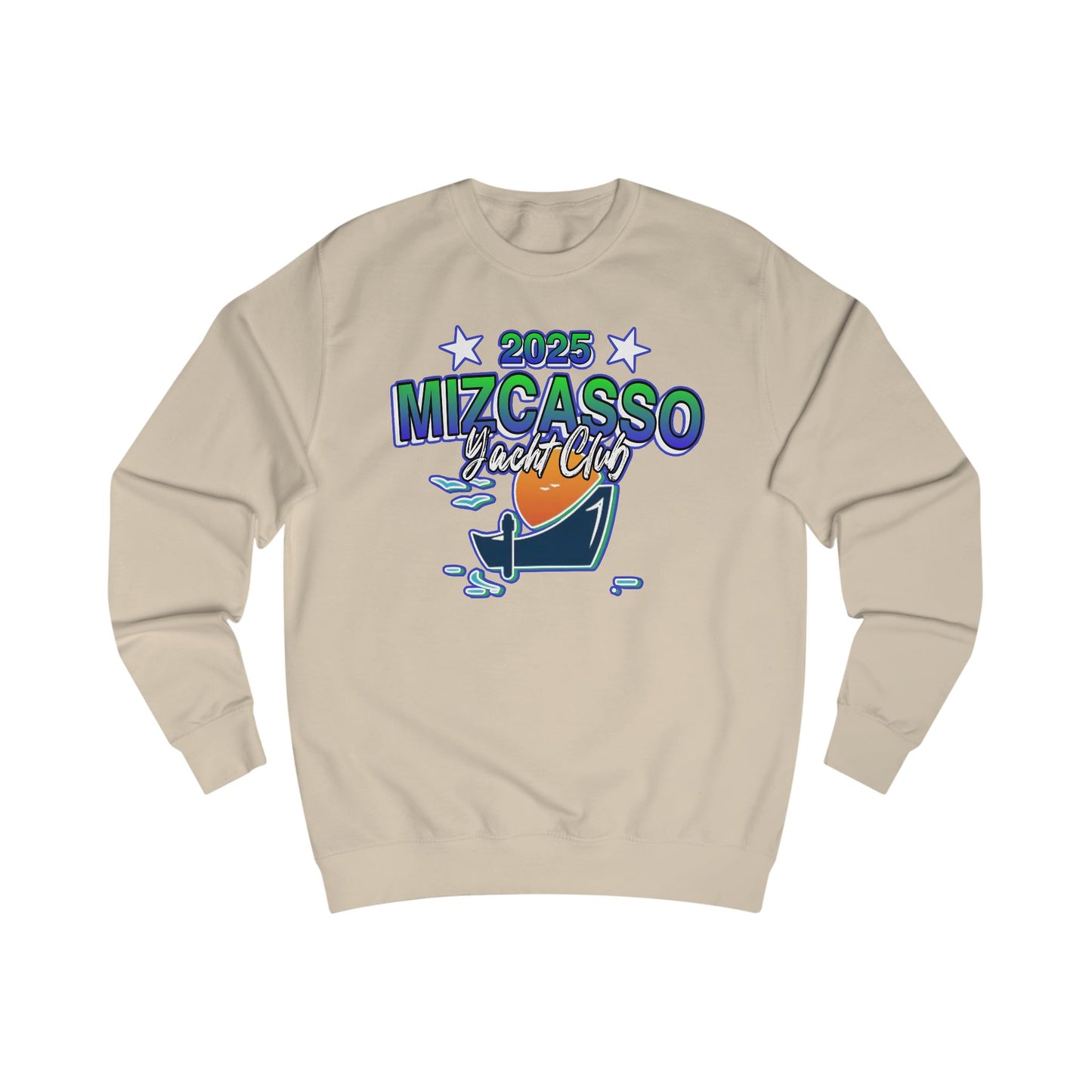 2025 Mizgasso Yacht Club Unisex Sweatshirt - Stylish, Cozy Attire for Boating Enthusiasts