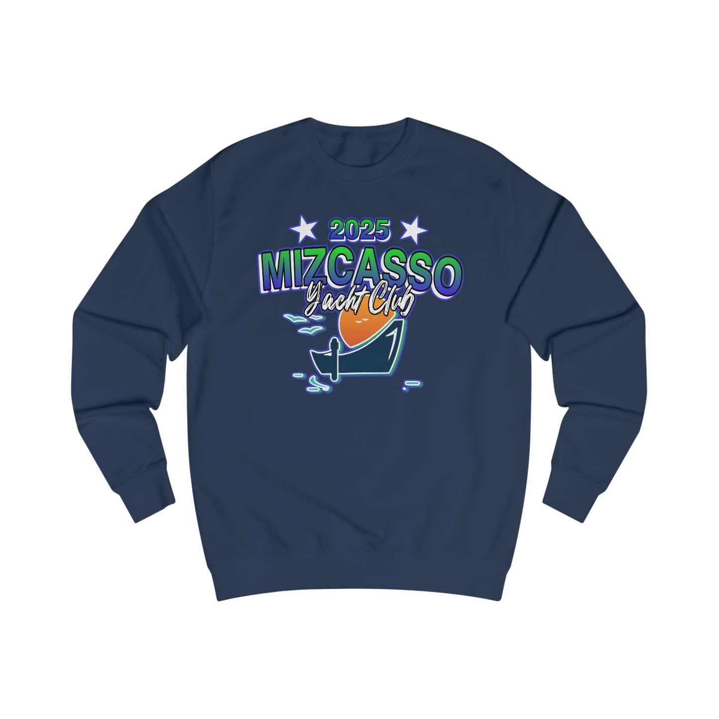 2025 Mizgasso Yacht Club Unisex Sweatshirt - Stylish, Cozy Attire for Boating Enthusiasts
