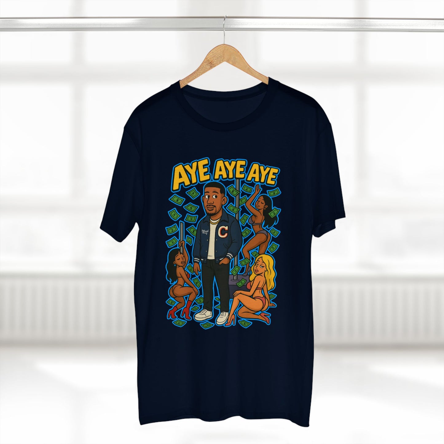 Adult Graphic Tee, Casual Streetwear, Unique Gift for Men, Fun Summer Shirt, Music Festival Apparel