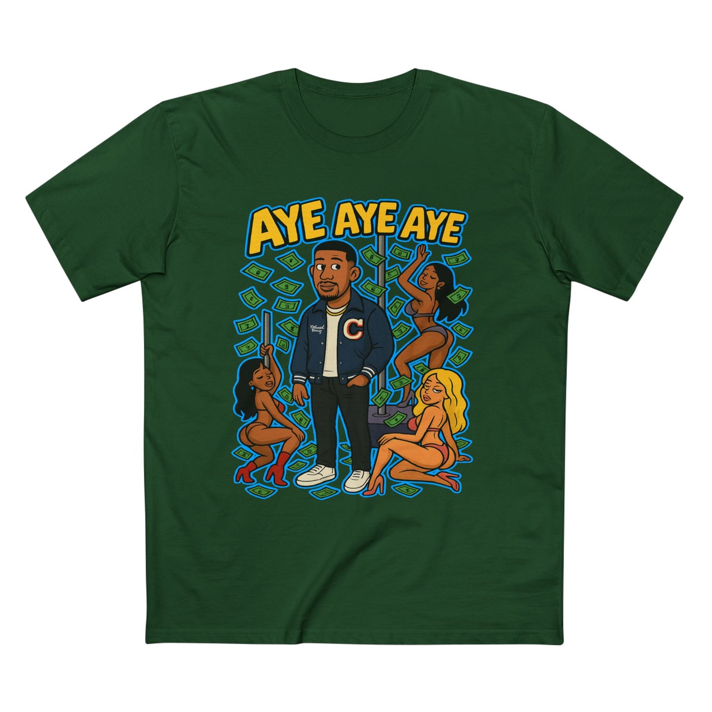 Adult Graphic Tee, Casual Streetwear, Unique Gift for Men, Fun Summer Shirt, Music Festival Apparel
