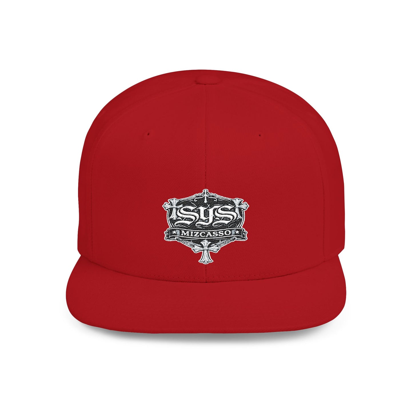 Suspect Style Flat Bill Snapback Hat — Urban Graffiti Logo Cap