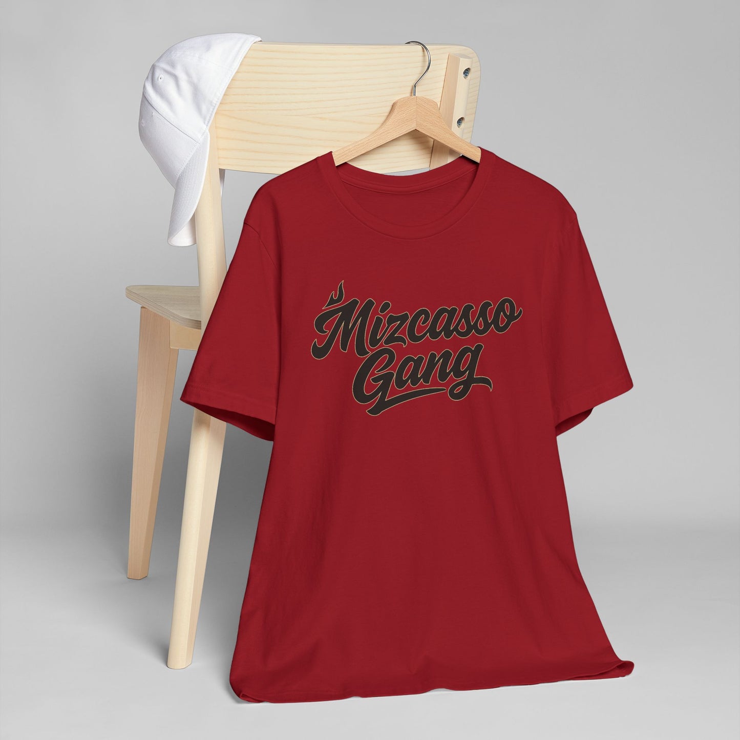 Mizcasso Gang Unisex Jersey T-Shirt - Trendy Graphic Tee for Casual Style