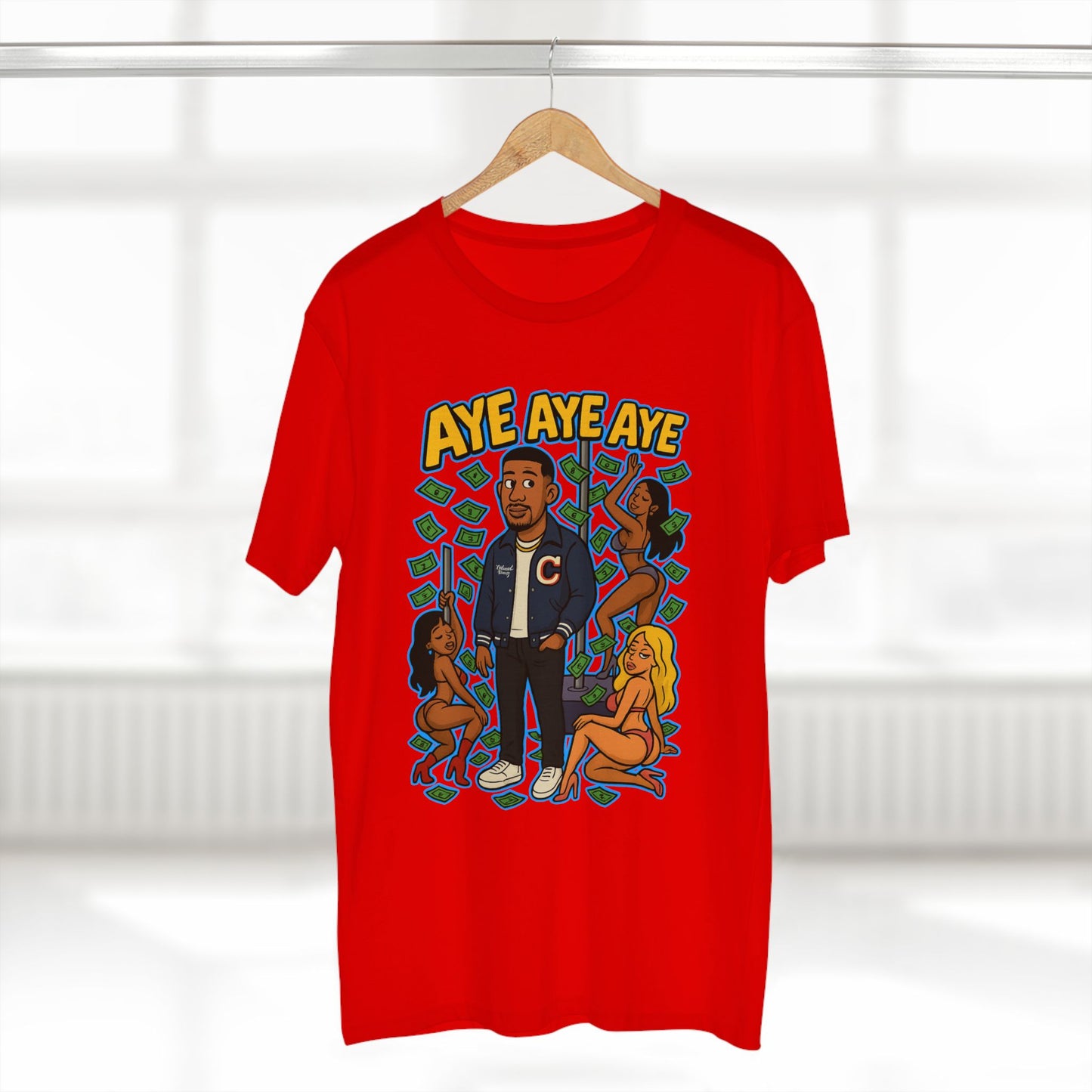 Adult Graphic Tee, Casual Streetwear, Unique Gift for Men, Fun Summer Shirt, Music Festival Apparel