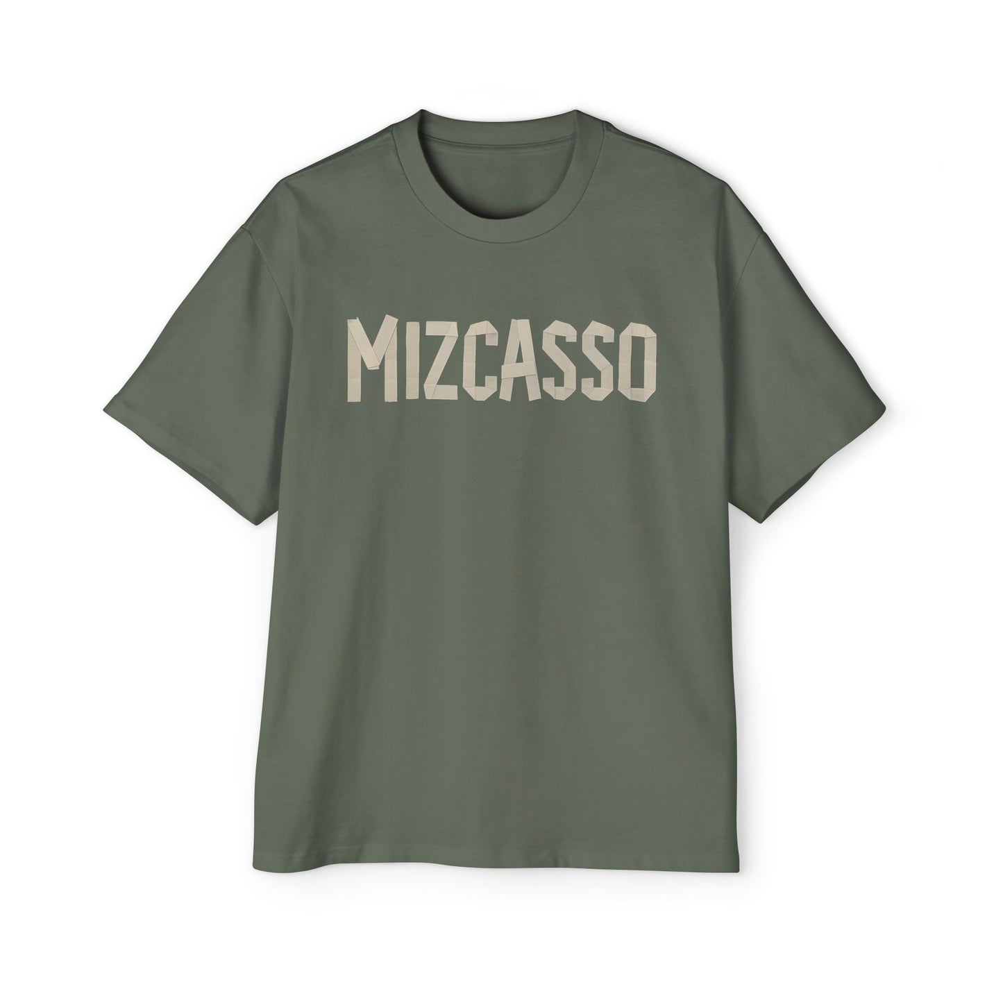 Men's Heavy Oversized Tee - Mizcasso Graphic Design