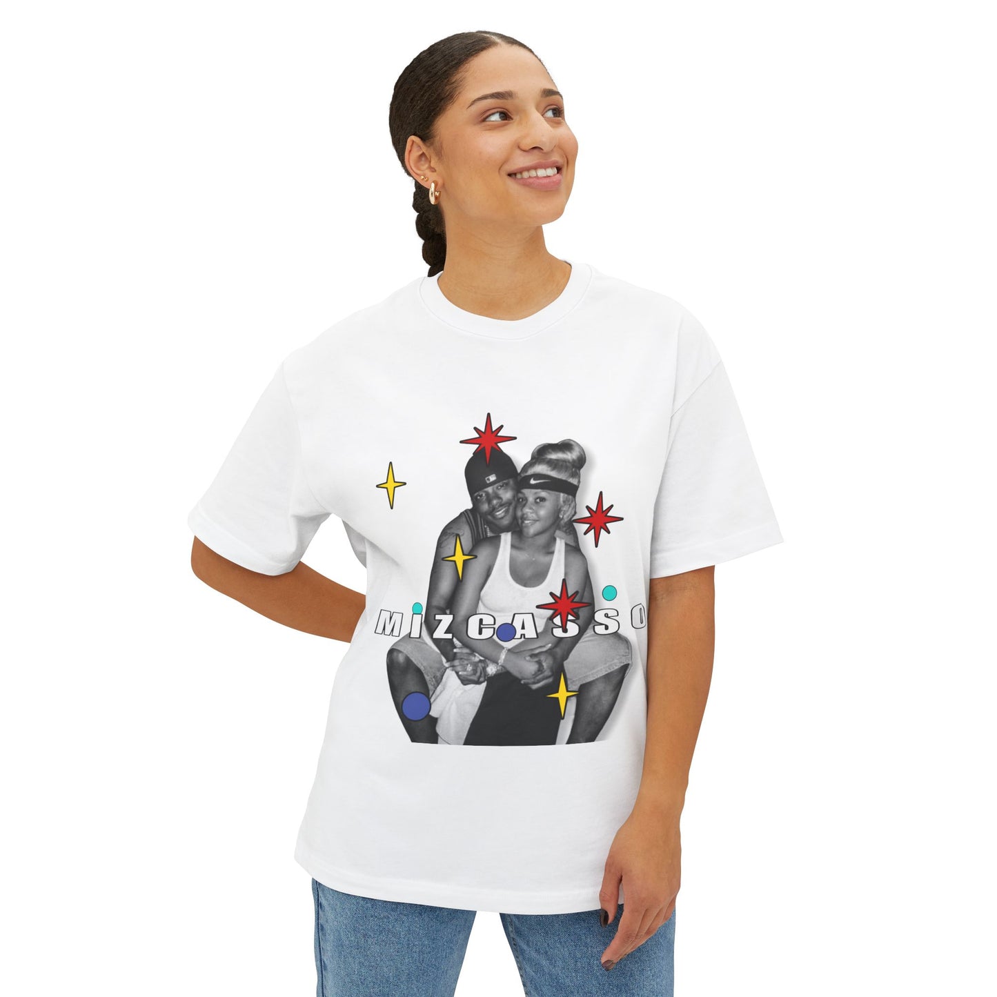 Retro Graphic Unisex Oversized Tee - Fun & Stylish Casual Wear