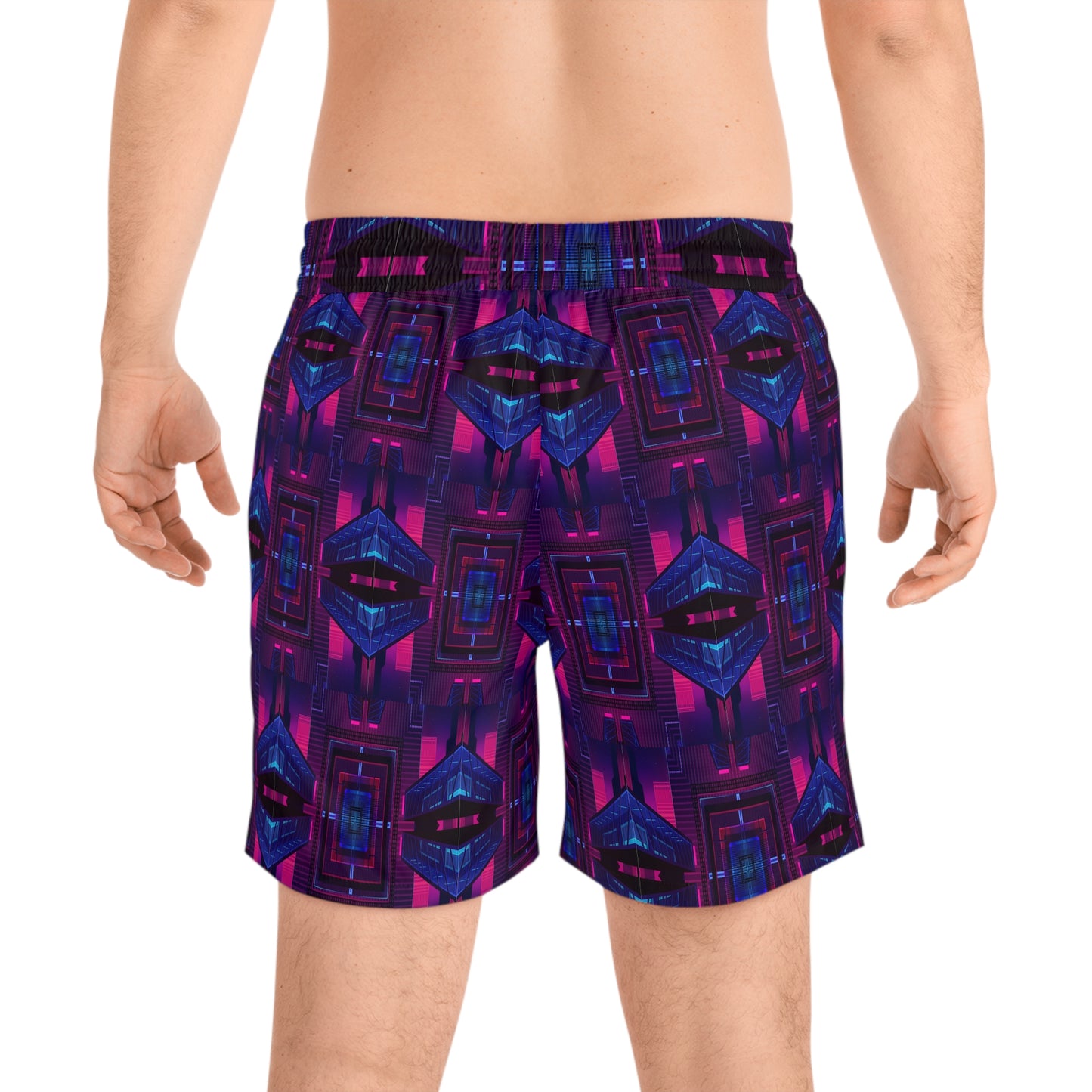 Men's Mid-Length Swim Shorts (AOP)