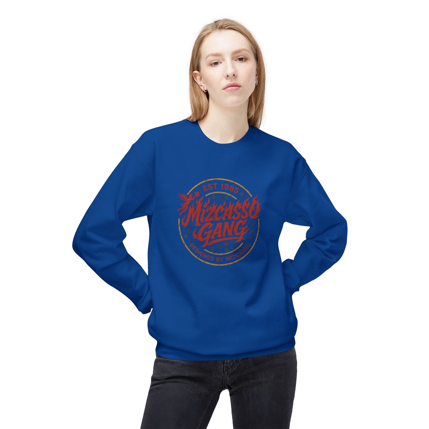 Vintage Mizcasso Gang Unisex Crewneck Sweatshirt - Soft & Stylish