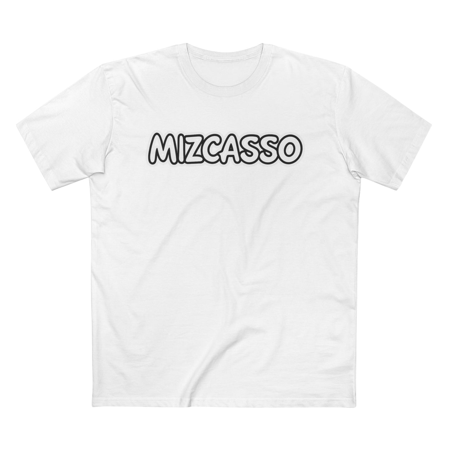 Mizcasso Adult Staple Tee - Fun Graphic Tee, Casual Wear, Unique Gift for Friends, Summer Style, Statement Shirt