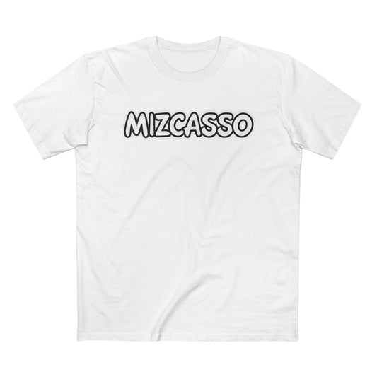 Mizcasso Adult Staple Tee - Fun Graphic Tee, Casual Wear, Unique Gift for Friends, Summer Style, Statement Shirt