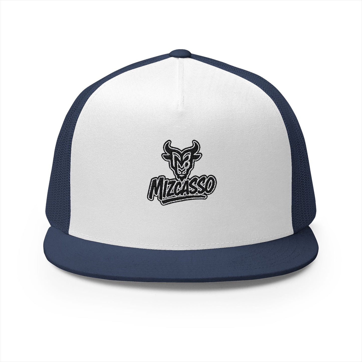 Mizassco Embroidered 5 Panel Trucker Cap - Stylish & Comfortable Headwear