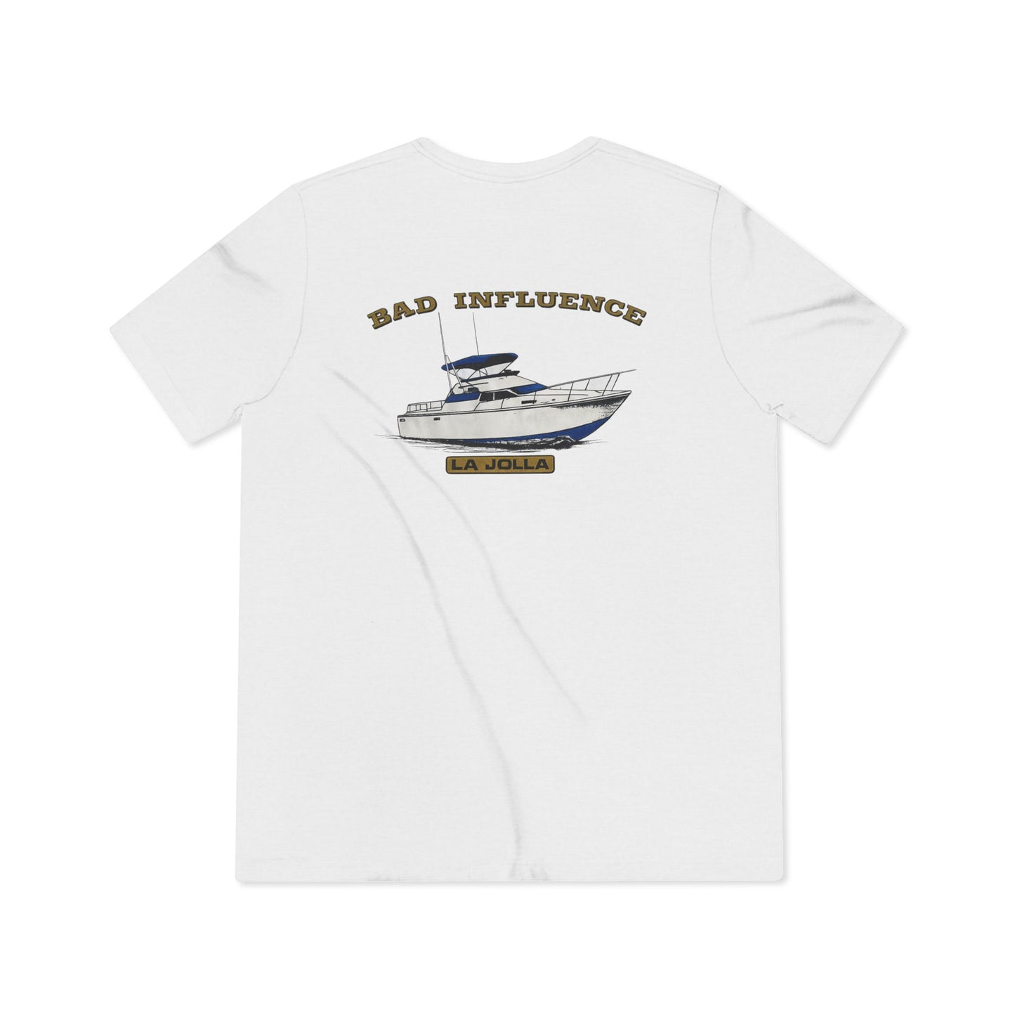 Boat Graphic Tee — “Bad Influence” Yacht Shirt