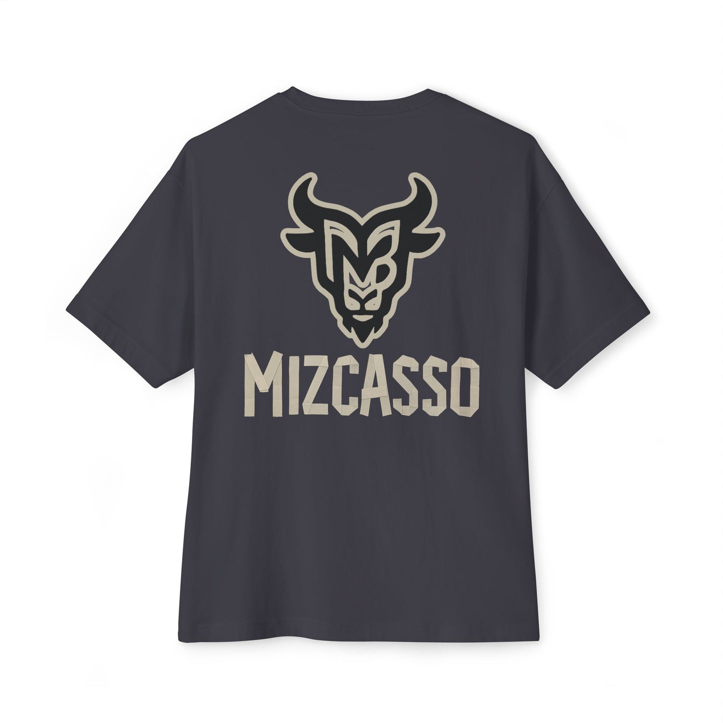 Mizcasso Boxy Tee - Unisex Oversized Graphic T-Shirt for Casual Style
