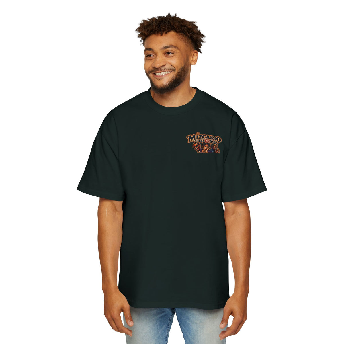 Oversized Men's Tee — Vintage Nightlife Graphic Streetwear