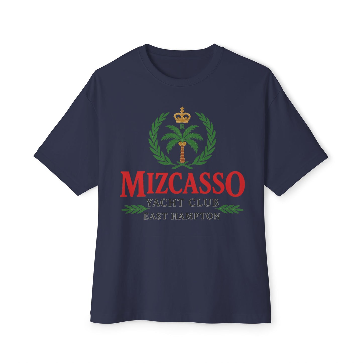 Mizcasso Yacht Club Oversized Tee - Casual Summer Style