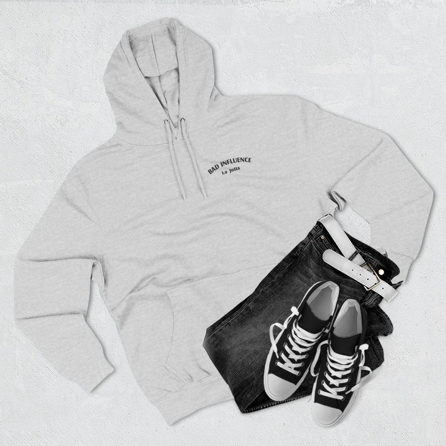 Bad Influence La Jolla Boat Hoodie — Nautical Graphic Fleece Hoodie