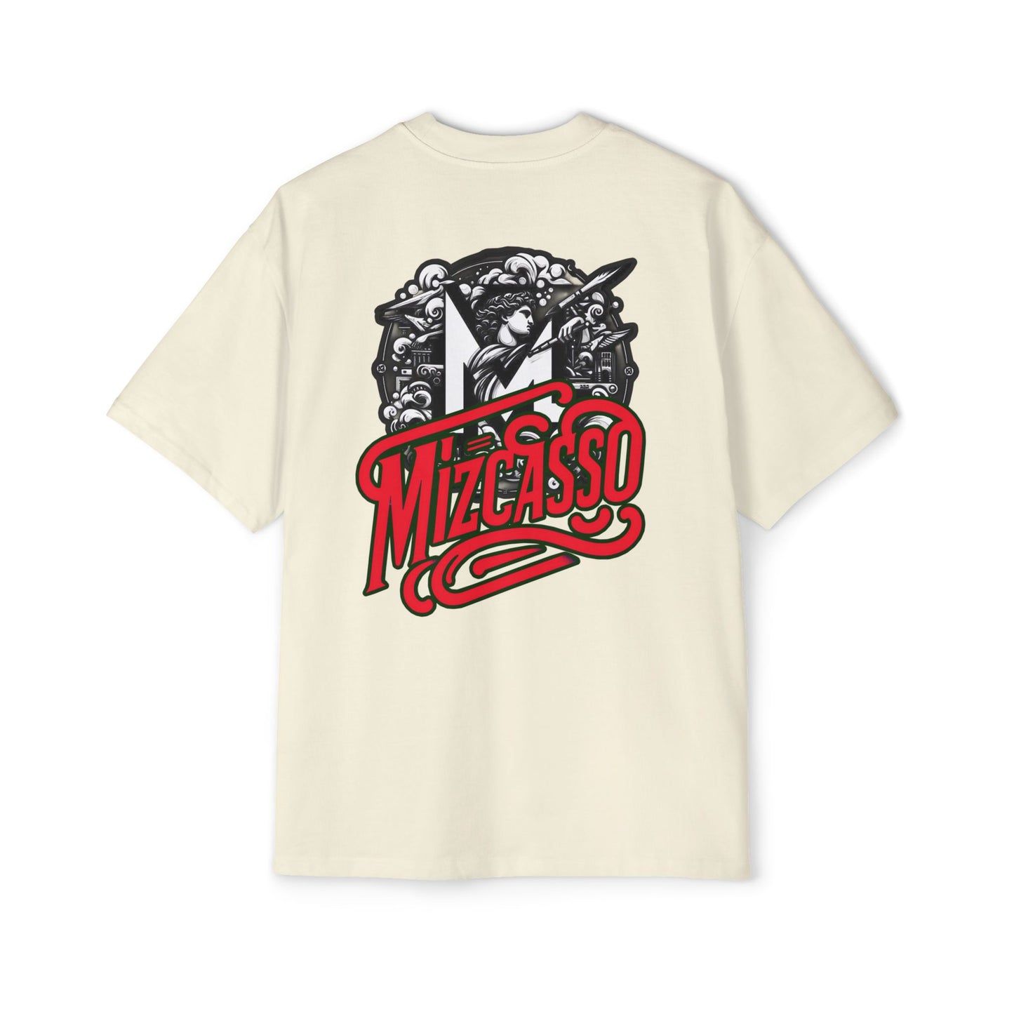 Men's Heavy Oversized Tee - Mizcasso Graphic Design