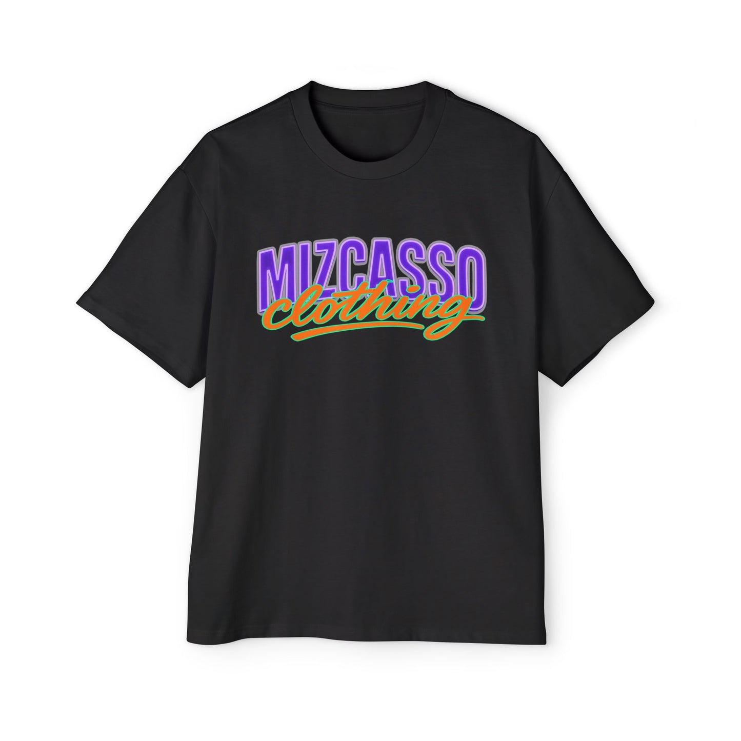 Men's Heavy Oversized Tee - Mizcasso Clothing with Brooklyn Bridge Design
