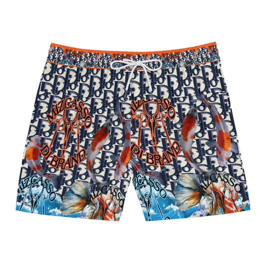 Men's Mid-Length Swim Shorts (AOP)