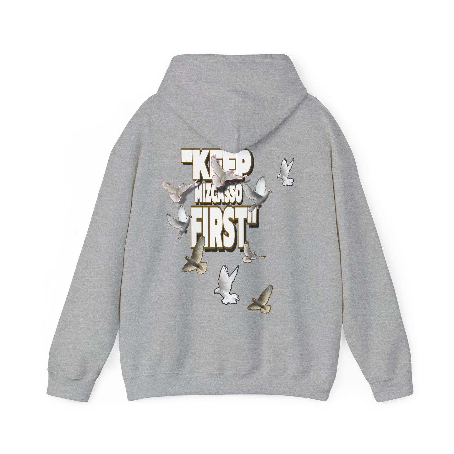 KEEP MIZCASSO FIRST  Hooded Sweatshirt