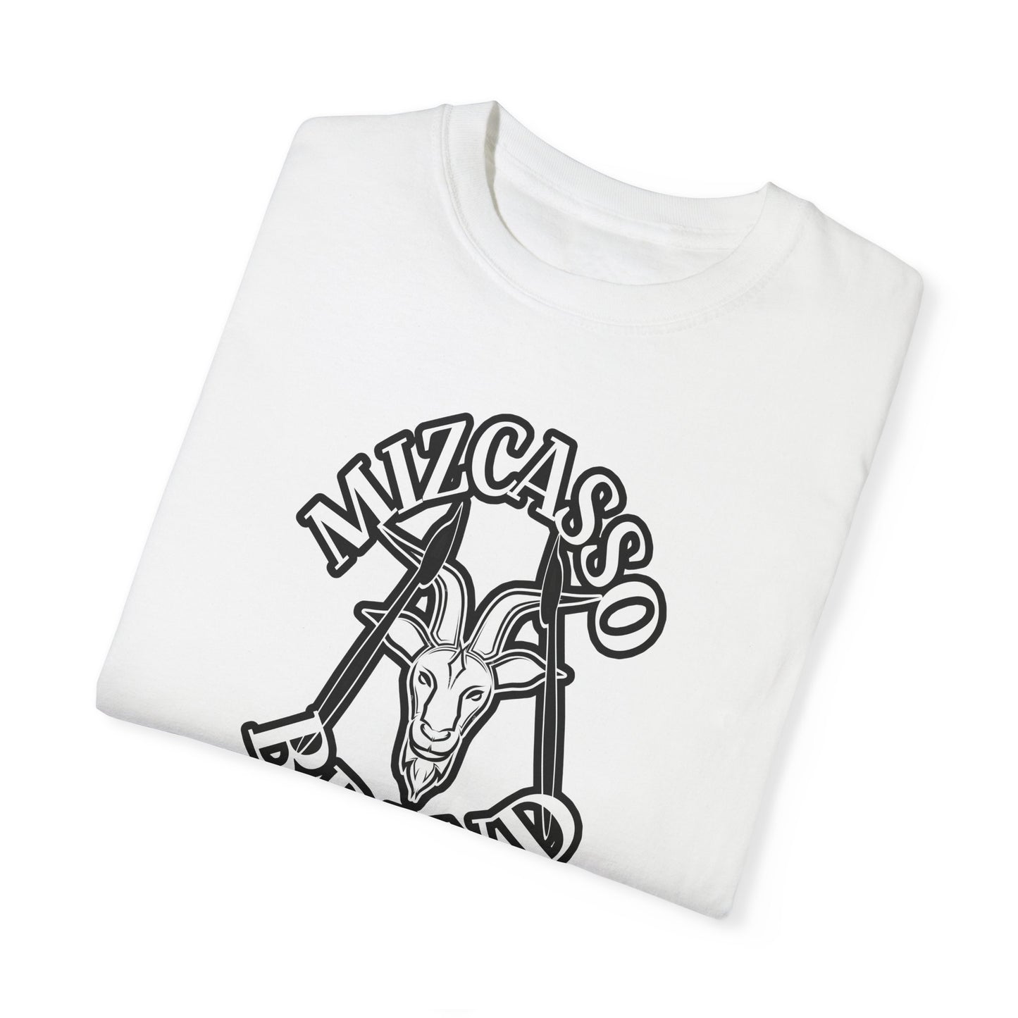 Mizcasso brand logo tee