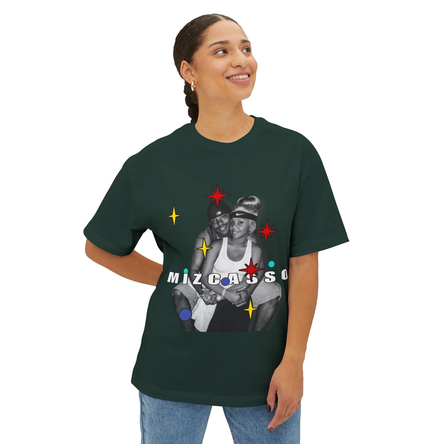 Retro Graphic Unisex Oversized Tee - Fun & Stylish Casual Wear