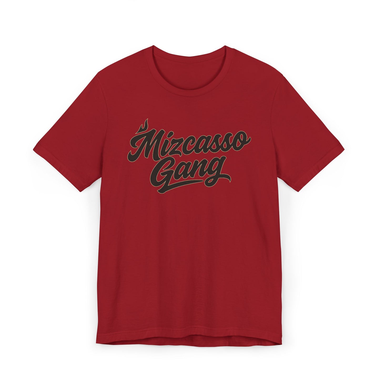 Mizcasso Gang Unisex Jersey T-Shirt - Trendy Graphic Tee for Casual Style