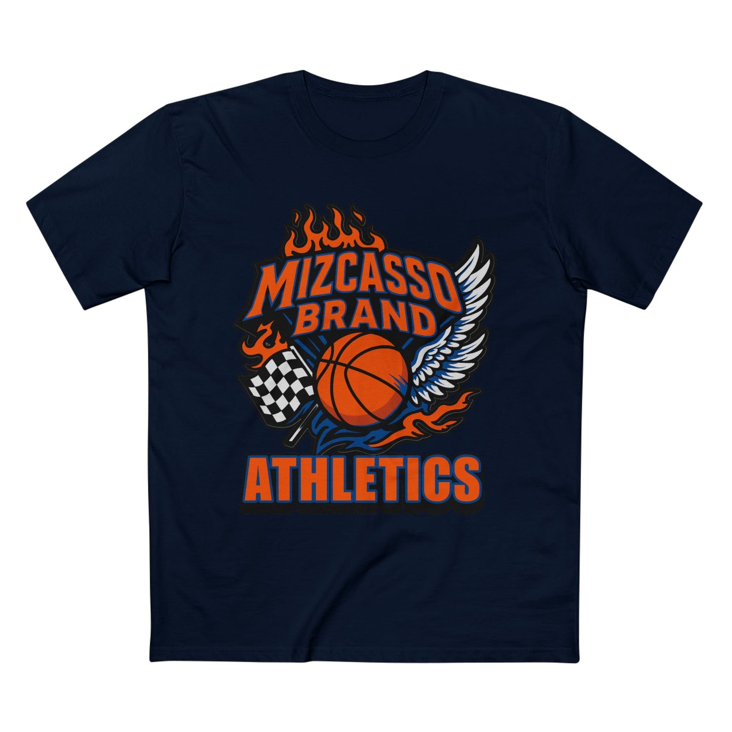 Mizcasso Brand Athletics Fireball Tee - Perfect for Sports Enthusiasts