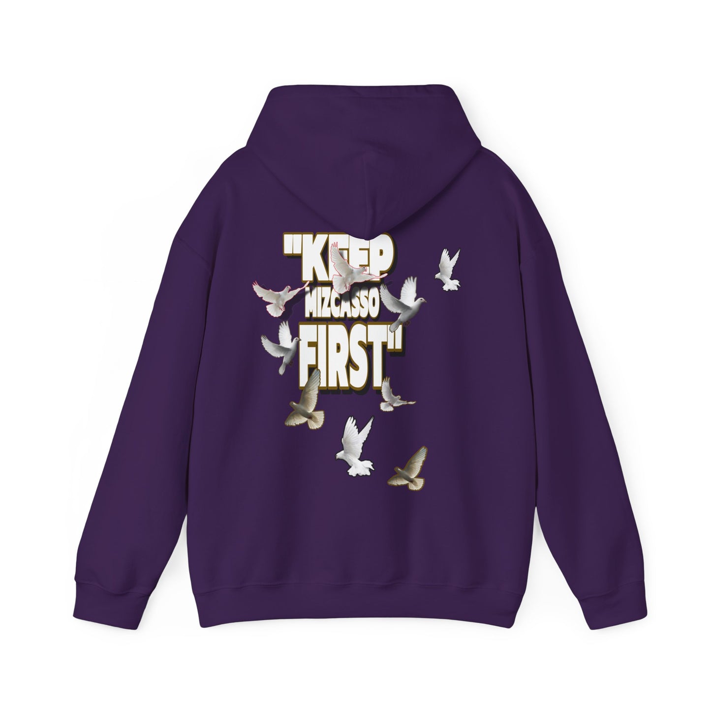 KEEP MIZCASSO FIRST  Hooded Sweatshirt