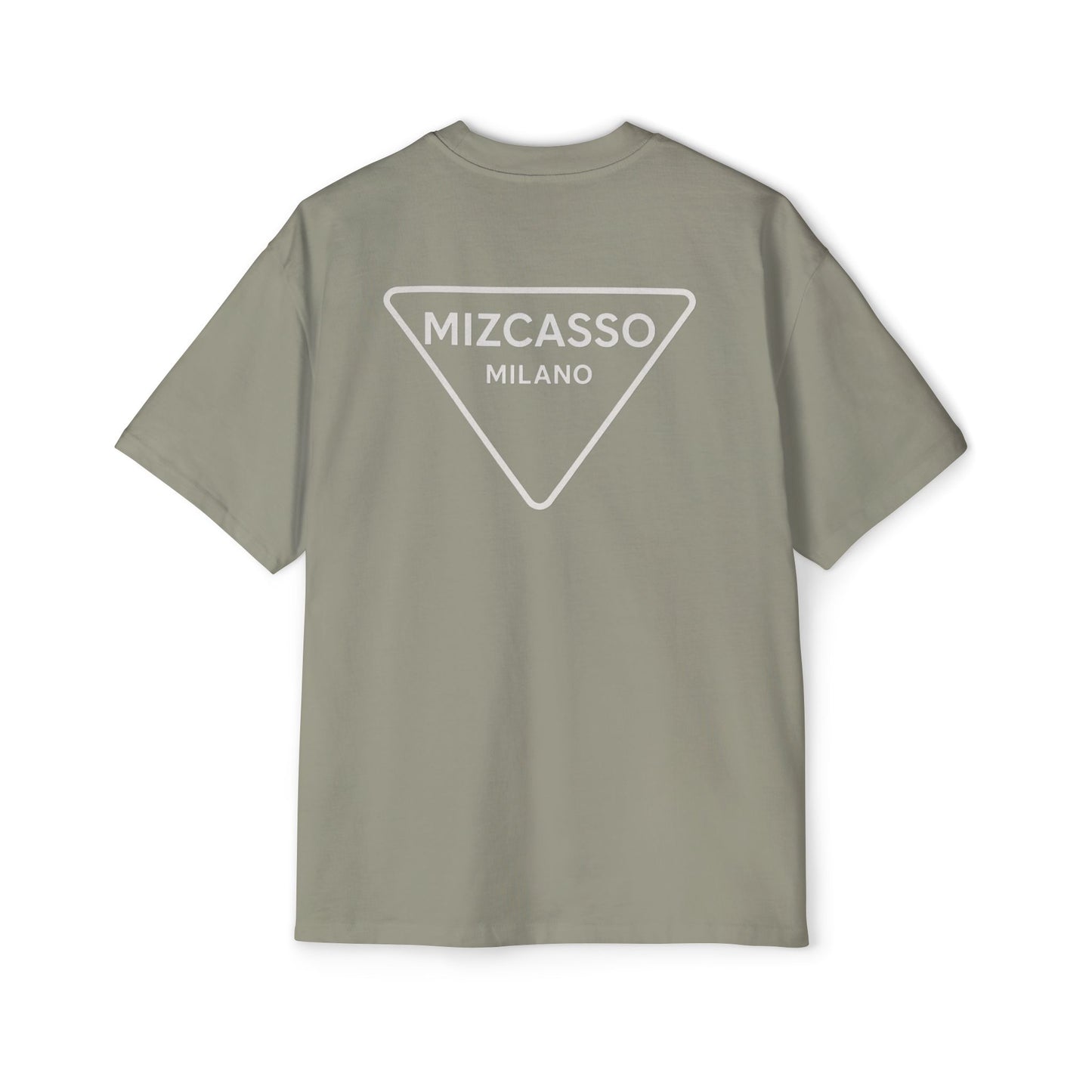 Men's Heavy Oversized Tee - Casual Chic Style with Mizcasso Milano Design