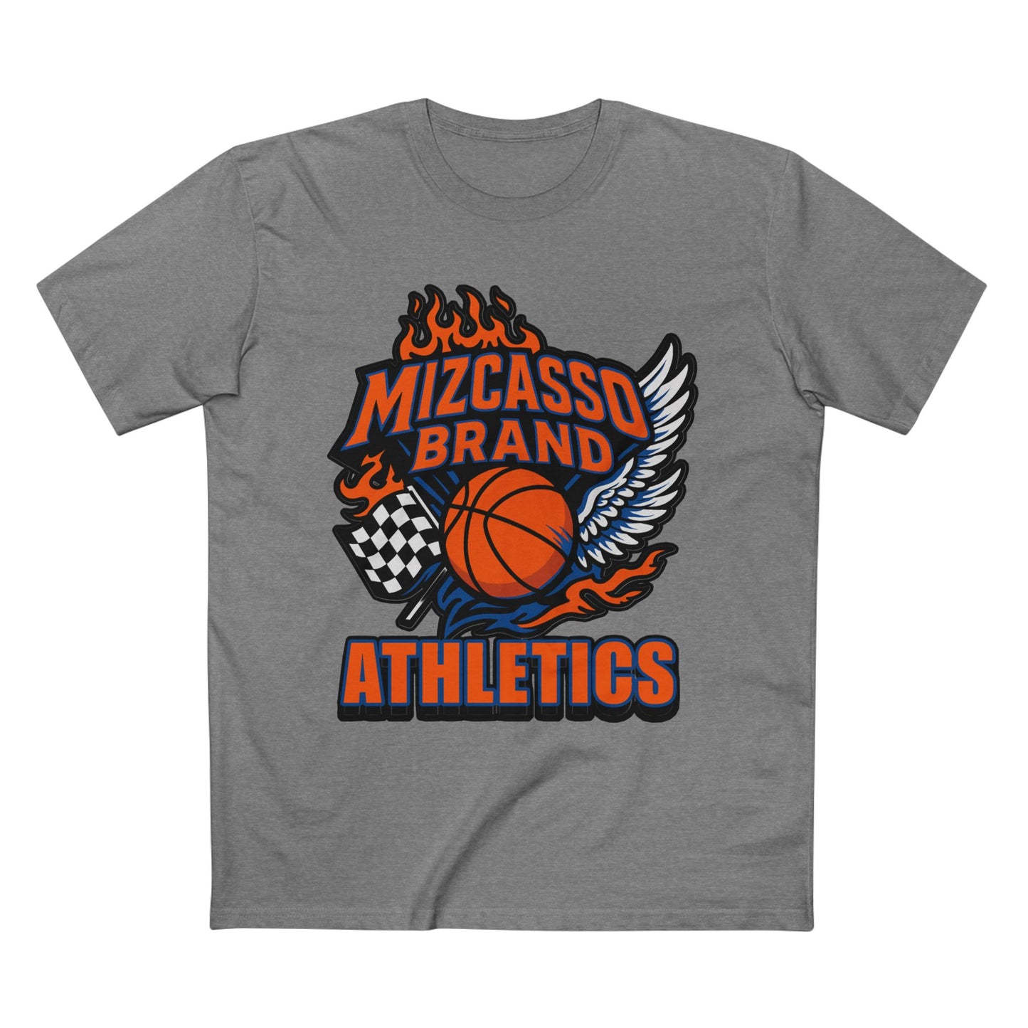 Mizcasso Brand Athletics Fireball Tee - Perfect for Sports Enthusiasts