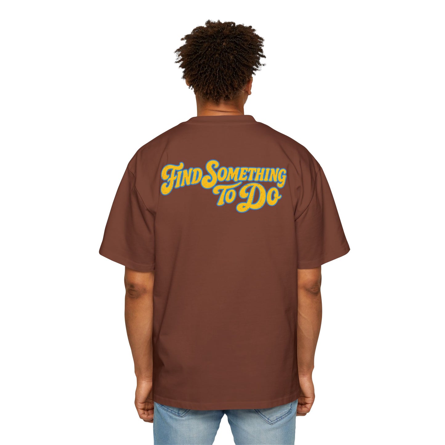 Graphic Tee — "Outside Ain't Nothing To Do / Find Something To Do" Vintage Rain Umbrella Design