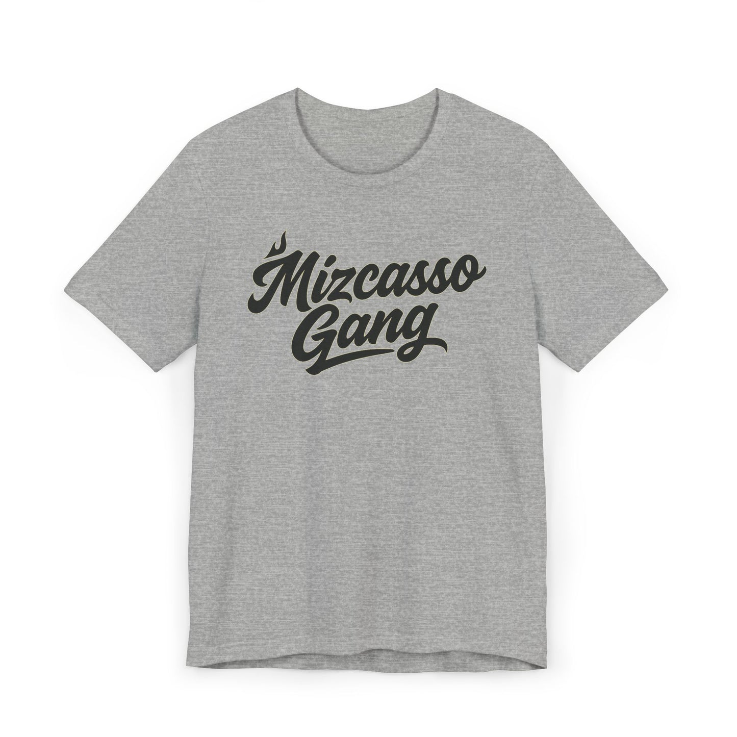 Mizcasso Gang Unisex Jersey T-Shirt - Trendy Graphic Tee for Casual Style