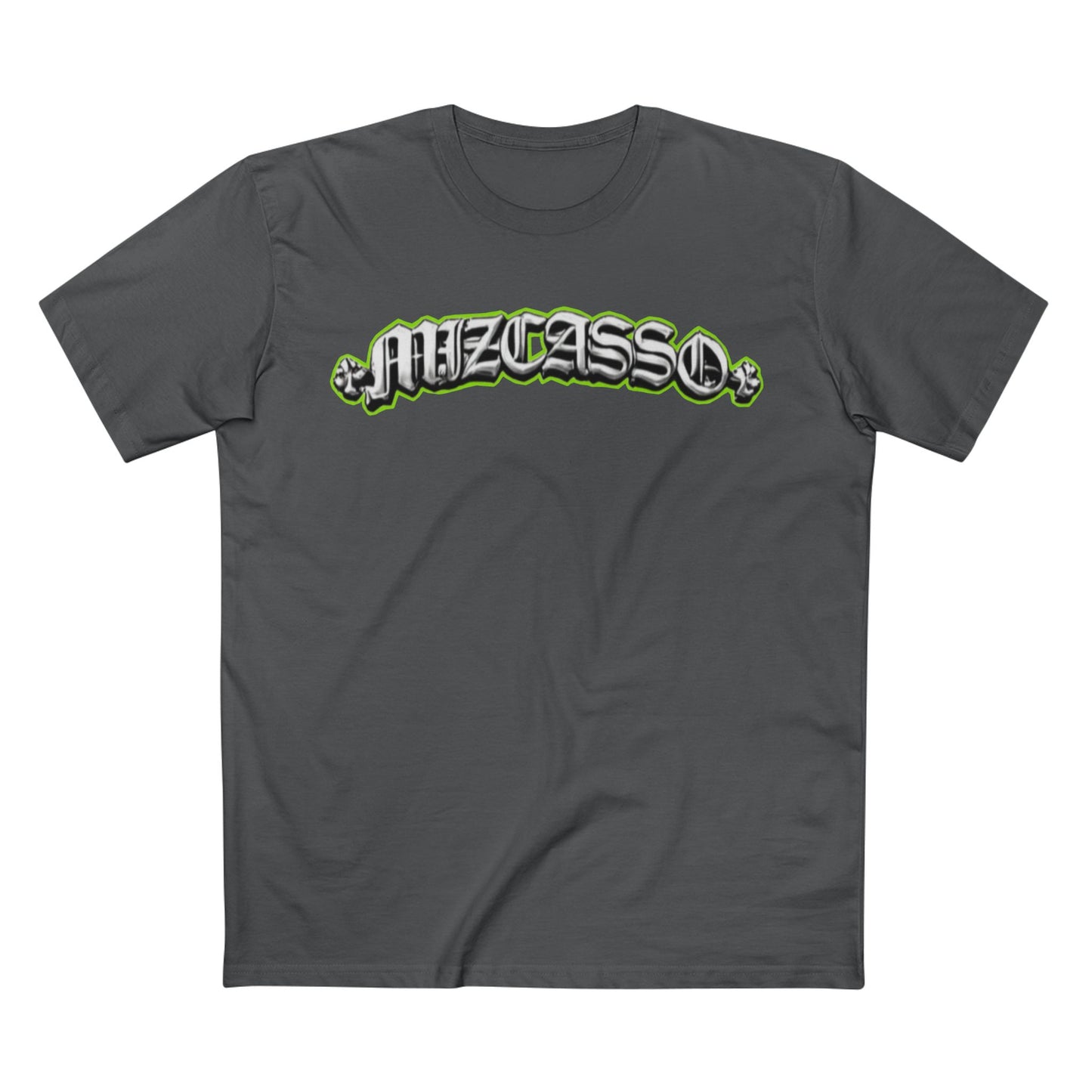 Muzcasso Zebra '95' Graphic Tee – Neon Striped Zebra Retro Streetwear