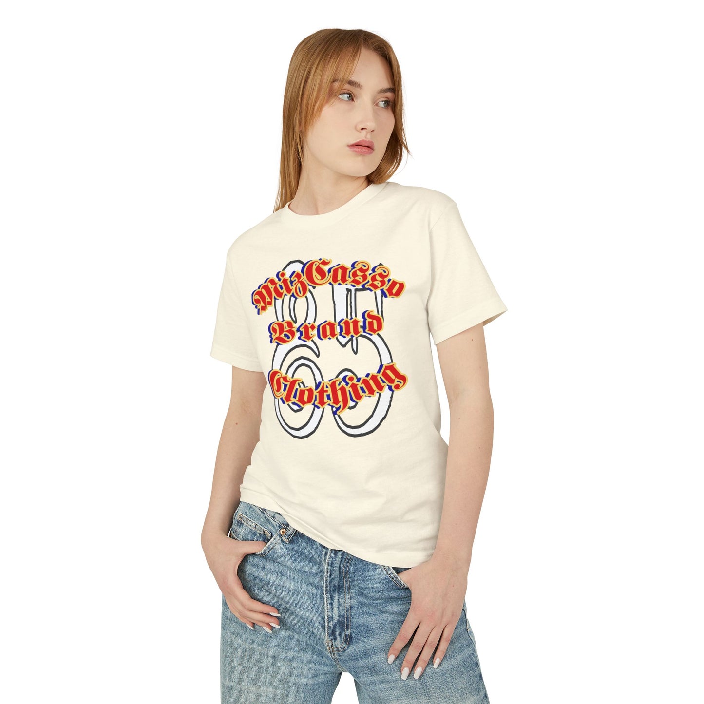 Graphic Tee — "Mischievous Brand Nothing" Retro Gothic Logo Shirt