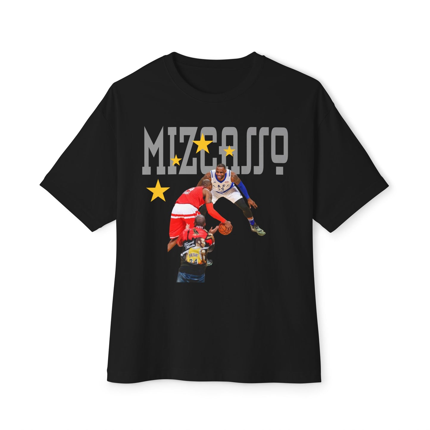 Basketball Graphic Tee — "Mizbasso" Retro Player Design