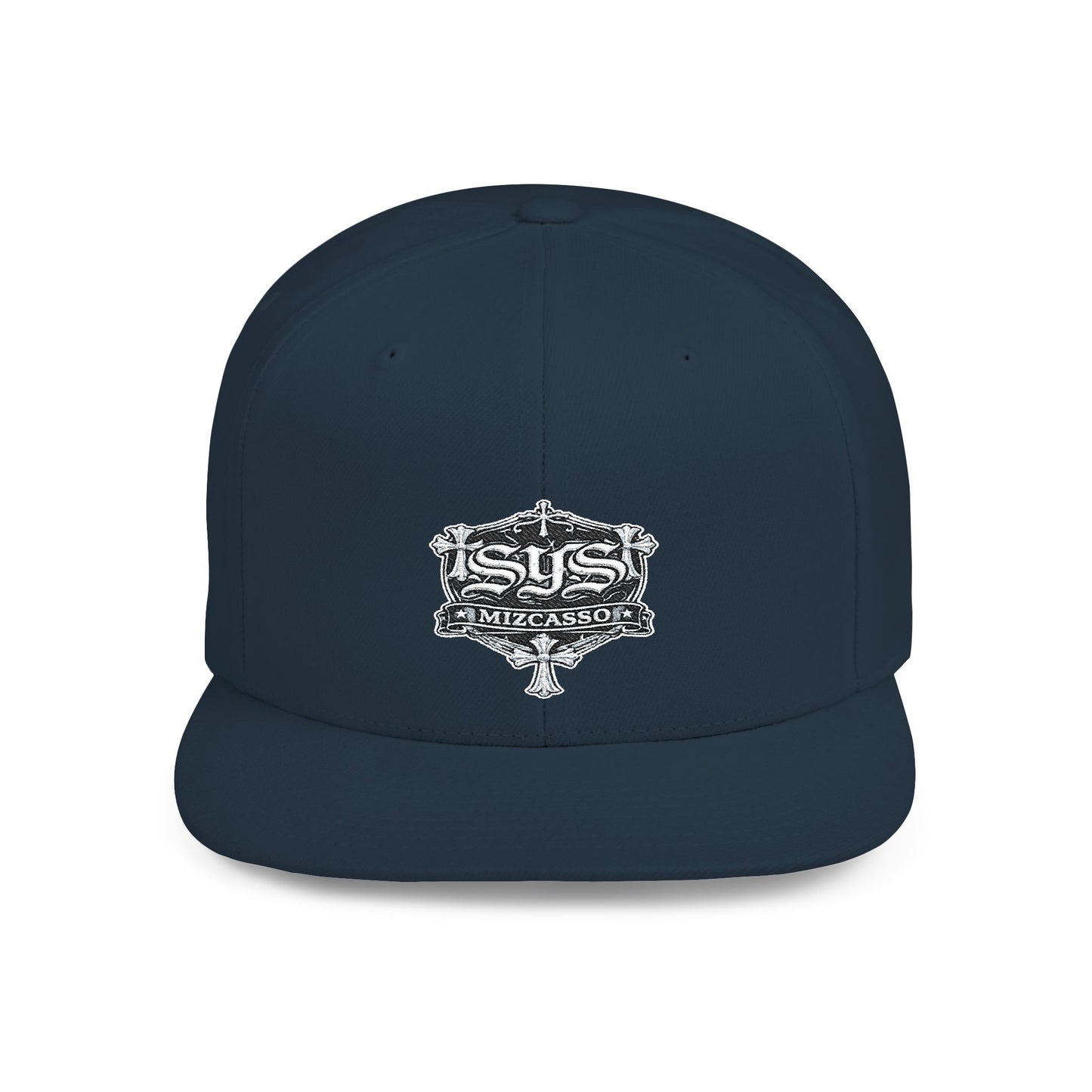 Suspect Style Flat Bill Snapback Hat — Urban Graffiti Logo Cap