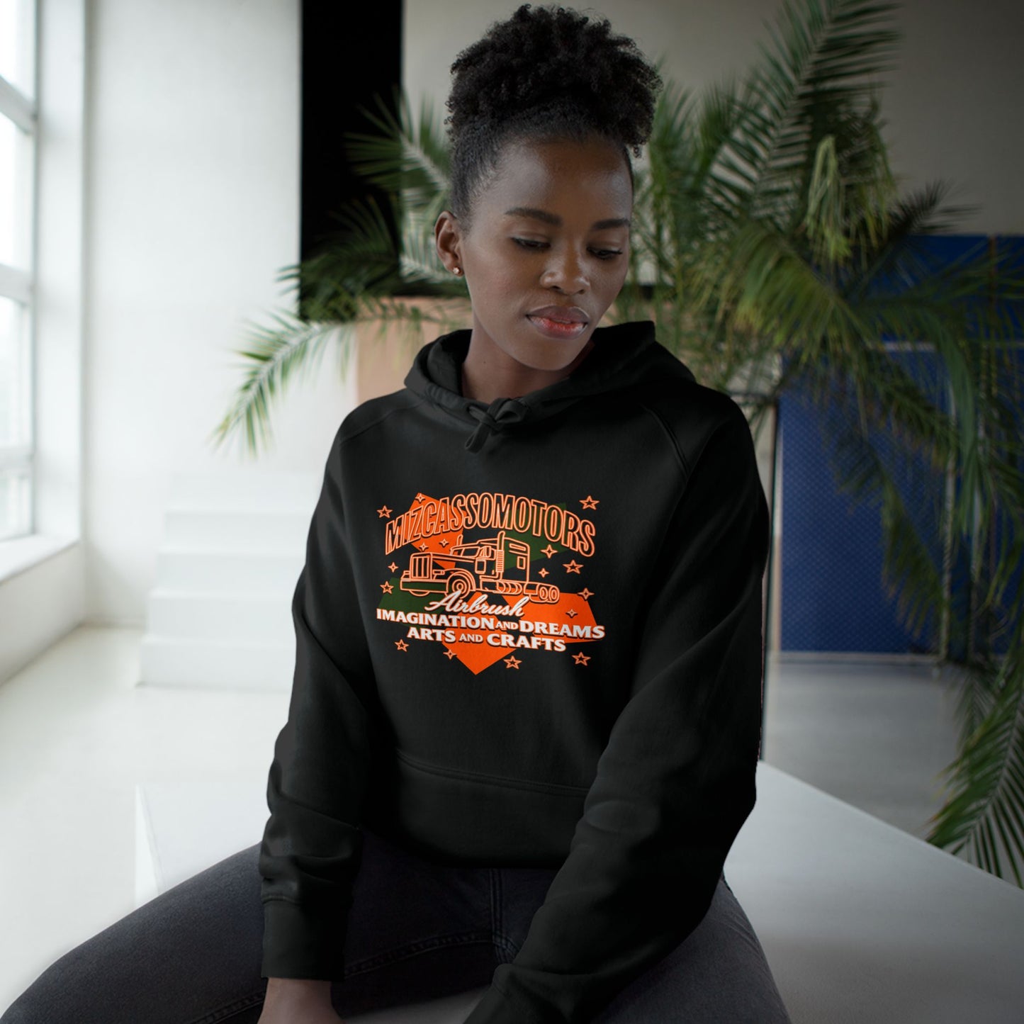 Retro Camper Hoodie — Imagination Dream Team Graphic