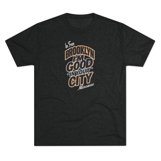 Brooklyn-Inspired Unisex Tri-Blend Crew Tee - Perfect for City Lovers