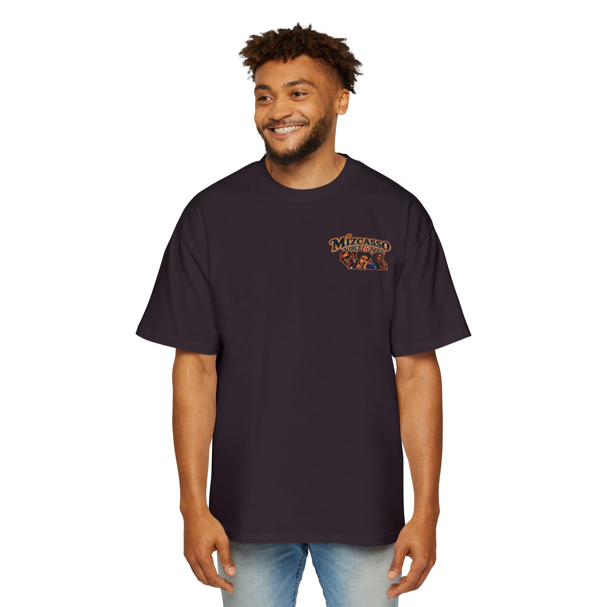 Oversized Men's Tee — Vintage Nightlife Graphic Streetwear