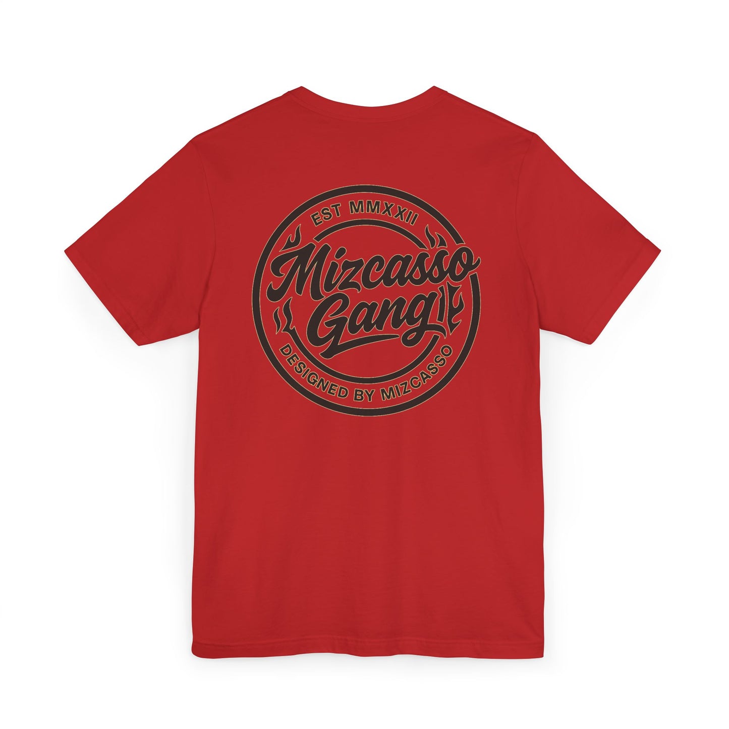 Mizcasso Gang Unisex Jersey T-Shirt - Trendy Graphic Tee for Casual Style