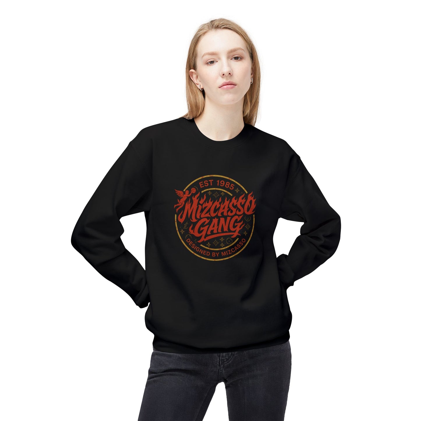 Vintage Mizcasso Gang Unisex Crewneck Sweatshirt - Soft & Stylish