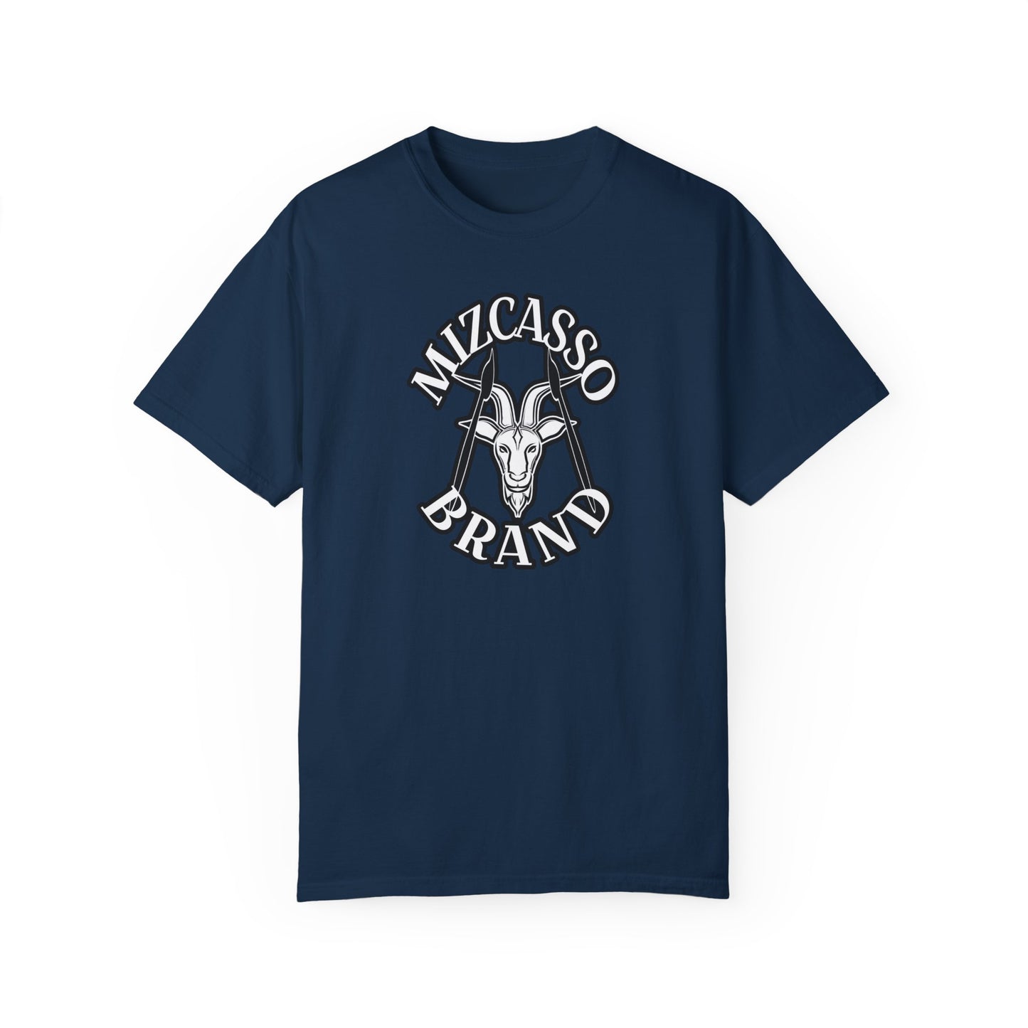 Mizcasso brand logo tee