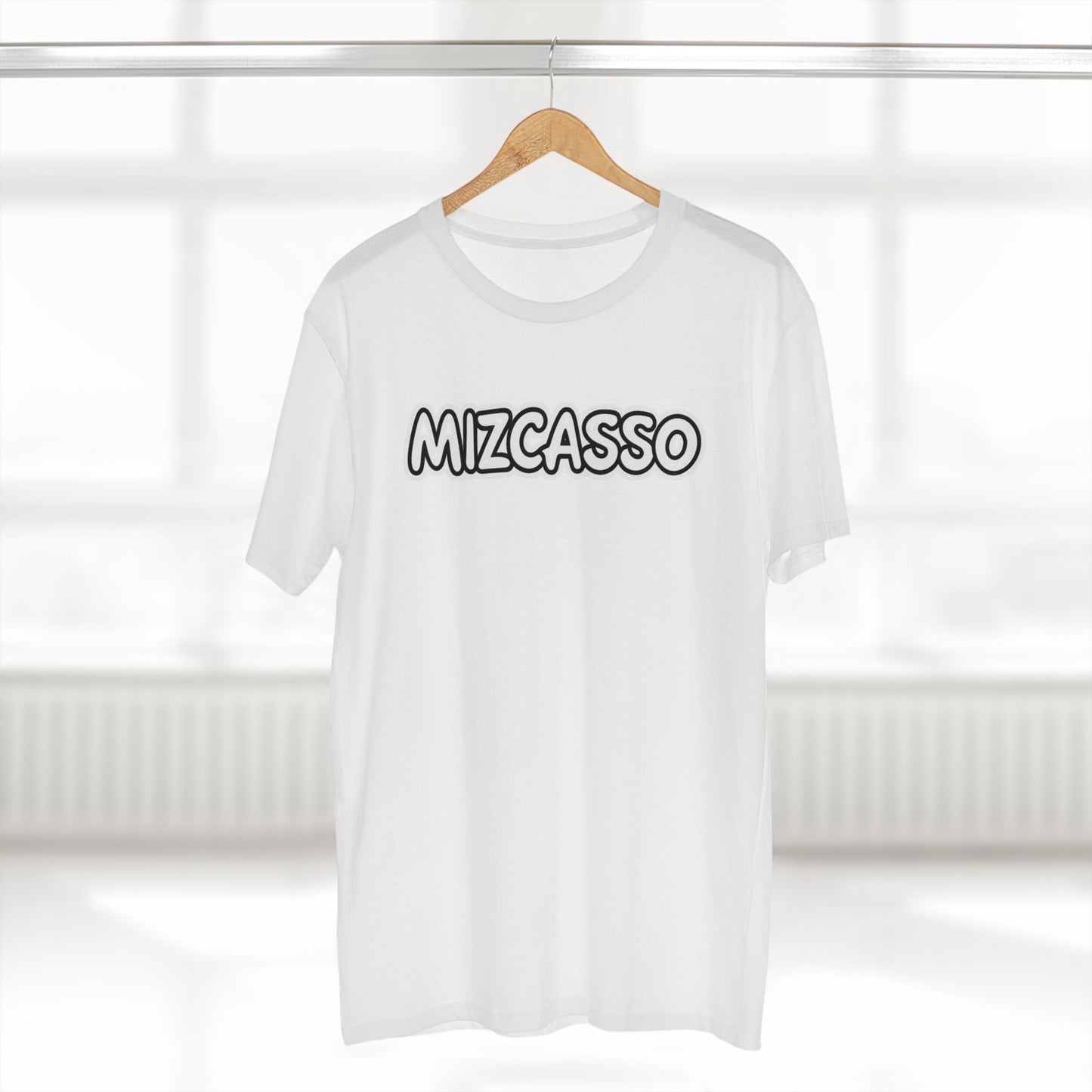 Mizcasso Adult Staple Tee - Fun Graphic Tee, Casual Wear, Unique Gift for Friends, Summer Style, Statement Shirt