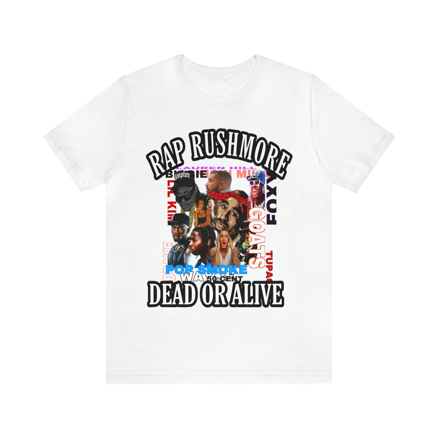 Rap RushMore  Short Sleeve Tee