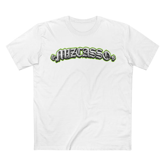 Muzcasso Zebra '95' Graphic Tee – Neon Striped Zebra Retro Streetwear