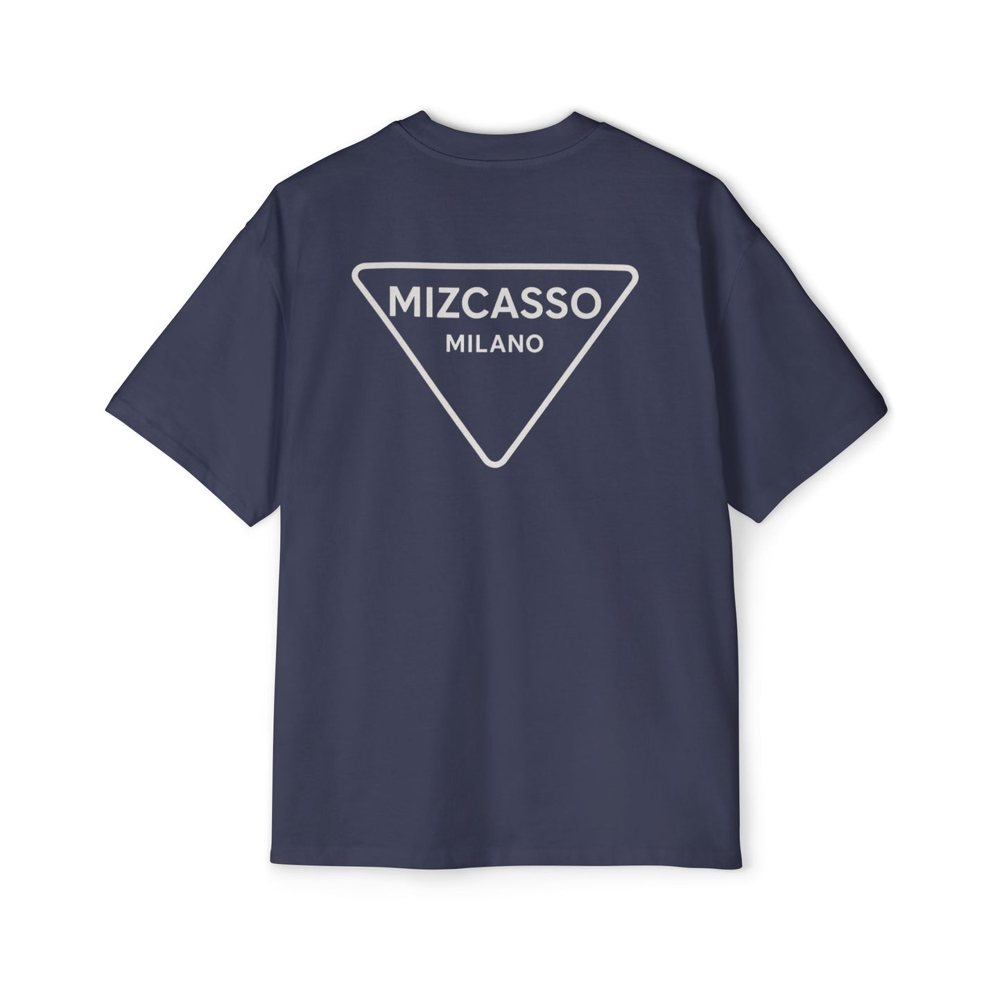 Men's Heavy Oversized Tee - Casual Chic Style with Mizcasso Milano Design